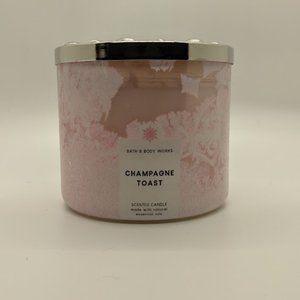 NEW - Bath & Body Works 3 Wick Candle Champagne Toast